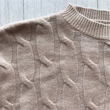Women Sweaters Long Sleeve Twist Knitted Women's Pullovers Female Winter O Neck Ribbed Short Warm Sweaters Mujer Pull Femme