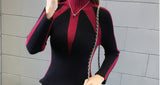 Women's Sweater Winter 2019 Fashion Jumpers Korean Hit Color Pullovers Knitting Pullovers Thick Christmas Sweaters Pull Femme