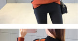 Women's Sweater Winter 2019 Fashion Jumpers Korean Hit Color Pullovers Knitting Pullovers Thick Christmas Sweaters Pull Femme