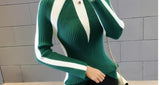 Women's Sweater Winter 2019 Fashion Jumpers Korean Hit Color Pullovers Knitting Pullovers Thick Christmas Sweaters Pull Femme