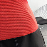 Korean Sweaters For Women Basic High Elastic Knitted Sweater Woman Sexy V-Neck Pullovers Long Sleeve Slim Pull Femme 2018 GKFNMT