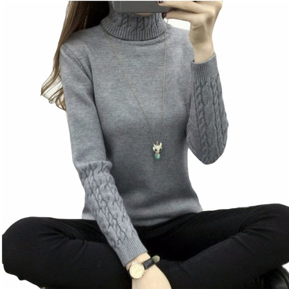 Thick Sweater Female 2019 new Autumn Winter Cashmere Knitted Women Sweater And Pullover Female Tricot Jersey Jumper Pull Femme