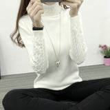 Thick Sweater Female 2019 new Autumn Winter Cashmere Knitted Women Sweater And Pullover Female Tricot Jersey Jumper Pull Femme