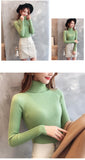 Autumn Turtleneck Sweater Female 2019 Winter Cashmere Knitted Women Sweater And Pullover Female Tricot Jersey Jumper Pull Femme