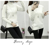 Women Turtleneck Winter Sweater Women 2020 Long Sleeve Knitted Women Sweaters And Pullovers Female Jumper Tricot Tops LY571