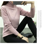 Women Turtleneck Winter Sweater Women 2020 Long Sleeve Knitted Women Sweaters And Pullovers Female Jumper Tricot Tops LY571