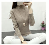 Women Turtleneck Winter Sweater Women 2020 Long Sleeve Knitted Women Sweaters And Pullovers Female Jumper Tricot Tops LY571