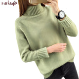 Fdfklak Women Turtleneck Winter Sweater Women 2019 Long Sleeve Knitted Women Sweaters And Pullovers Female Jumper Tricot Tops