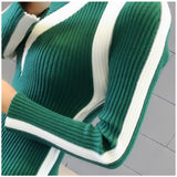 Women's Sweater Winter 2019 Fashion Jumpers Korean Hit Color Pullovers Knitting Pullovers Thick Christmas Sweaters Pull Femme