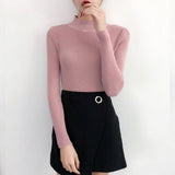 Women Pullover Sweater 2019 Winter Autumn Turtleneck Sweater Women Christmas Sweater Knitted Women Sweater Pull Femme Jumper
