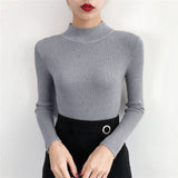 Women Pullover Sweater 2019 Winter Autumn Turtleneck Sweater Women Christmas Sweater Knitted Women Sweater Pull Femme Jumper