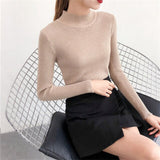 Women Pullover Sweater 2019 Winter Autumn Turtleneck Sweater Women Christmas Sweater Knitted Women Sweater Pull Femme Jumper