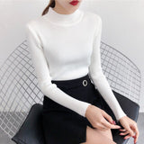 Women Pullover Sweater 2019 Winter Autumn Turtleneck Sweater Women Christmas Sweater Knitted Women Sweater Pull Femme Jumper
