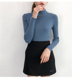 Women Pullover Sweater 2019 Winter Autumn Turtleneck Sweater Women Christmas Sweater Knitted Women Sweater Pull Femme Jumper