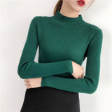 Women Pullover Sweater 2019 Winter Autumn Turtleneck Sweater Women Christmas Sweater Knitted Women Sweater Pull Femme Jumper