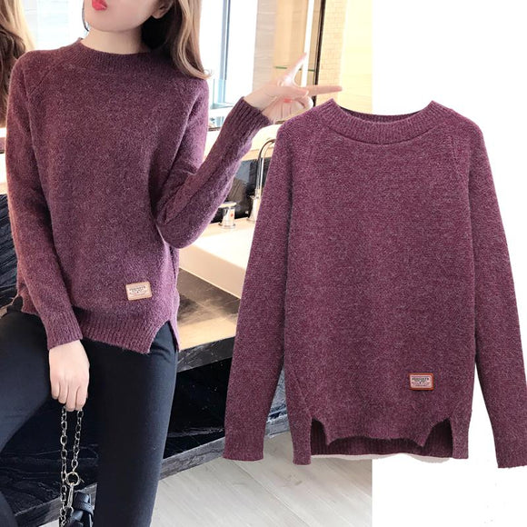Women Cashmere Sweaters And Pullovers Autumn Winter Jumper Long Sleeve Femme Pure Pullover Female Casual Knitted Pull Sweater
