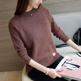 Women Cashmere Sweaters And Pullovers Autumn Winter Jumper Long Sleeve Femme Pure Pullover Female Casual Knitted Pull Sweater