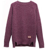 Women Cashmere Sweaters And Pullovers Autumn Winter Jumper Long Sleeve Femme Pure Pullover Female Casual Knitted Pull Sweater