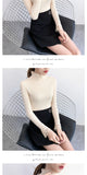 Elegant Sweety Turtleneck Lace Sweater for Women Korean Spring Green Sweaters Winter Knit Pullover Female Jumper Lady Pull Femme