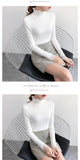 Elegant Sweety Turtleneck Lace Sweater for Women Korean Spring Green Sweaters Winter Knit Pullover Female Jumper Lady Pull Femme