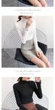 Elegant Sweety Turtleneck Lace Sweater for Women Korean Spring Green Sweaters Winter Knit Pullover Female Jumper Lady Pull Femme