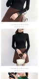 Elegant Sweety Turtleneck Lace Sweater for Women Korean Spring Green Sweaters Winter Knit Pullover Female Jumper Lady Pull Femme