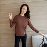 Women Cashmere Sweaters And Pullovers Autumn Winter Jumper Long Sleeve Femme Pure Pullover Female Casual Knitted Pull Sweater