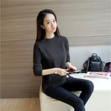 Women Cashmere Sweaters And Pullovers Autumn Winter Jumper Long Sleeve Femme Pure Pullover Female Casual Knitted Pull Sweater