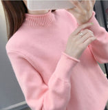 Autumn Winter Cashmere Sweater Women Knitted Turtleneck Pullover Long Sleeve Tricot Sweaters And Pullovers Female Jumper Tops