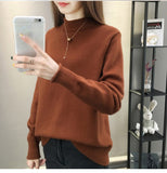 Autumn Winter Cashmere Sweater Women Knitted Turtleneck Pullover Long Sleeve Tricot Sweaters And Pullovers Female Jumper Tops