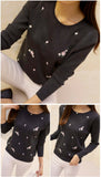 2020 Autumn Sweater Women Embroidery Knitted Winter Women Sweater And Pullover Female Tricot Jersey Jumper Pull Femme Sweaters