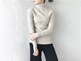 2018 Women Sweater And Pullovers Turtleneck Women Sweater Thick Kintting Women Winter Pullovers Sweater Femme Tricot Pull Femme