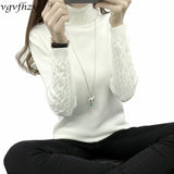 Women Turtleneck Winter Sweater Women 2020 Long Sleeve Knitted Women Sweaters And Pullovers Female Jumper Tricot Tops LY571