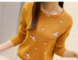 Lcybhe 2020 Autumn Sweater Women Embroidery Knitted Winter Women Sweater And Pullover Female Tricot Jersey Jumper Pull Femme