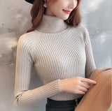 Autumn Turtleneck Sweater Female 2019 Winter Cashmere Knitted Women Sweater And Pullover Female Tricot Jersey Jumper Pull Femme