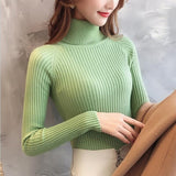 Autumn Turtleneck Sweater Female 2019 Winter Cashmere Knitted Women Sweater And Pullover Female Tricot Jersey Jumper Pull Femme