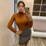 Womens Sweaters 2019 Winter Tops Turtleneck Sweater Women Thin Pullover Jumper Knitted Sweater Pull Femme Hiver Truien Dames New