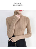 Underwear Woman Autumn and Winter 2020 New sweater Slim Bottom Shirt Long Sleeve Tight Knitted Shirt Thickening