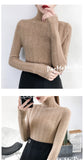 Underwear Woman Autumn and Winter 2020 New sweater Slim Bottom Shirt Long Sleeve Tight Knitted Shirt Thickening