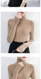Underwear Woman Autumn and Winter 2020 New sweater Slim Bottom Shirt Long Sleeve Tight Knitted Shirt Thickening