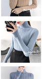 Underwear Woman Autumn and Winter 2020 New sweater Slim Bottom Shirt Long Sleeve Tight Knitted Shirt Thickening