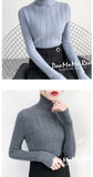 Underwear Woman Autumn and Winter 2020 New sweater Slim Bottom Shirt Long Sleeve Tight Knitted Shirt Thickening