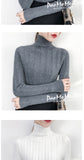 Underwear Woman Autumn and Winter 2020 New sweater Slim Bottom Shirt Long Sleeve Tight Knitted Shirt Thickening
