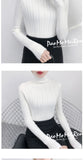 Underwear Woman Autumn and Winter 2020 New sweater Slim Bottom Shirt Long Sleeve Tight Knitted Shirt Thickening
