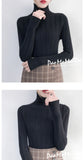 Underwear Woman Autumn and Winter 2020 New sweater Slim Bottom Shirt Long Sleeve Tight Knitted Shirt Thickening