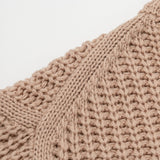 Conmoto inverno pullovers camisola de malha feminina blusas casuais jumper sólido cáqui feminino camisola de gola alta malhas pull femme