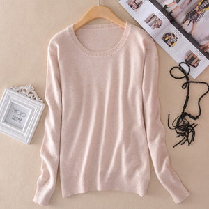 Cashmere Sweater Female Knitted Pullover Women Winter Sweaters Plus Size Cashmere Sweater Women Jumper O Neck 2019 Pull Femme