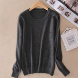 Cashmere Sweater Female Knitted Pullover Women Winter Sweaters Plus Size Cashmere Sweater Women Jumper O Neck 2019 Pull Femme