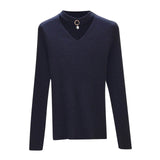 Korean Sweaters For Women Basic High Elastic Knitted Sweater Woman Sexy V-Neck Pullovers Long Sleeve Slim Pull Femme 2018 GKFNMT