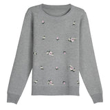 Lcybhe 2020 Autumn Sweater Women Embroidery Knitted Winter Women Sweater And Pullover Female Tricot Jersey Jumper Pull Femme